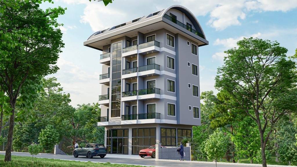 Newly built flats for sale at low price Alanya Avsallar