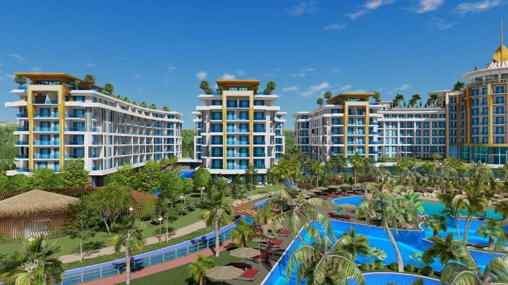 Azurový svět - největší rezidenční projekt a hotel v krásné lokalitě Alanya - Turkler Avsallar