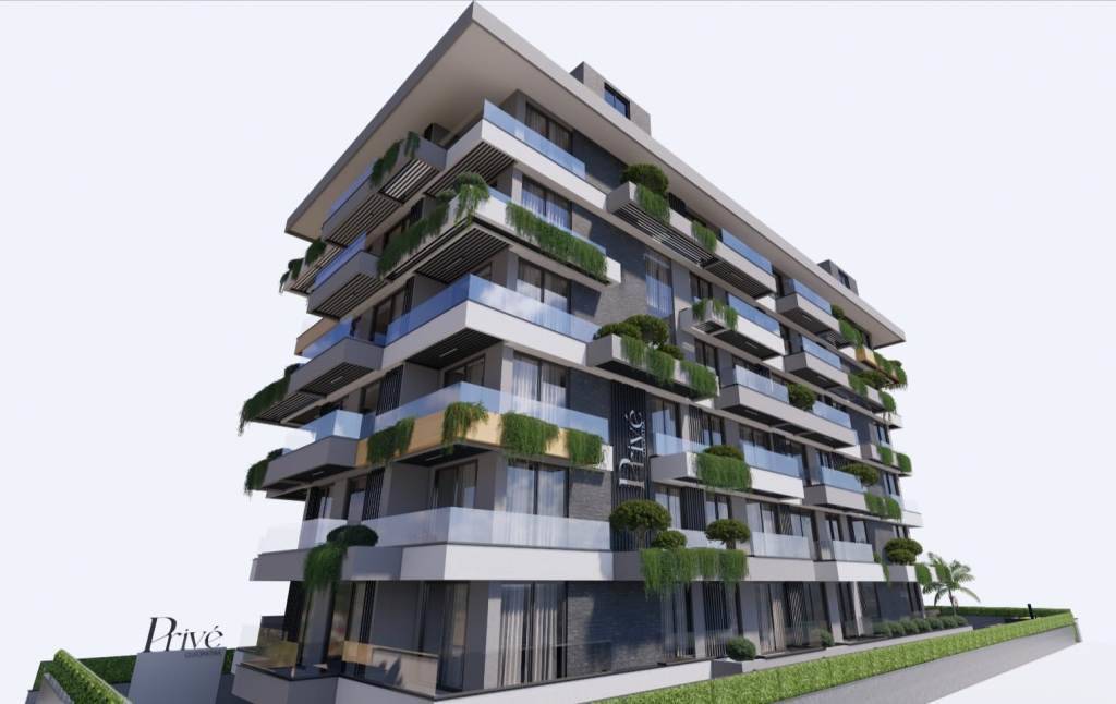 Modern apartments for sale in the center of Alanya near Cleopatra Beach