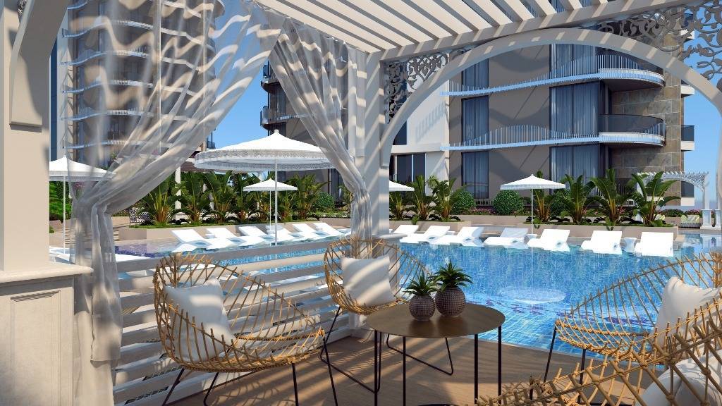 Investment apartments for sale in Turkey Alanya Tosmur, close to the beach