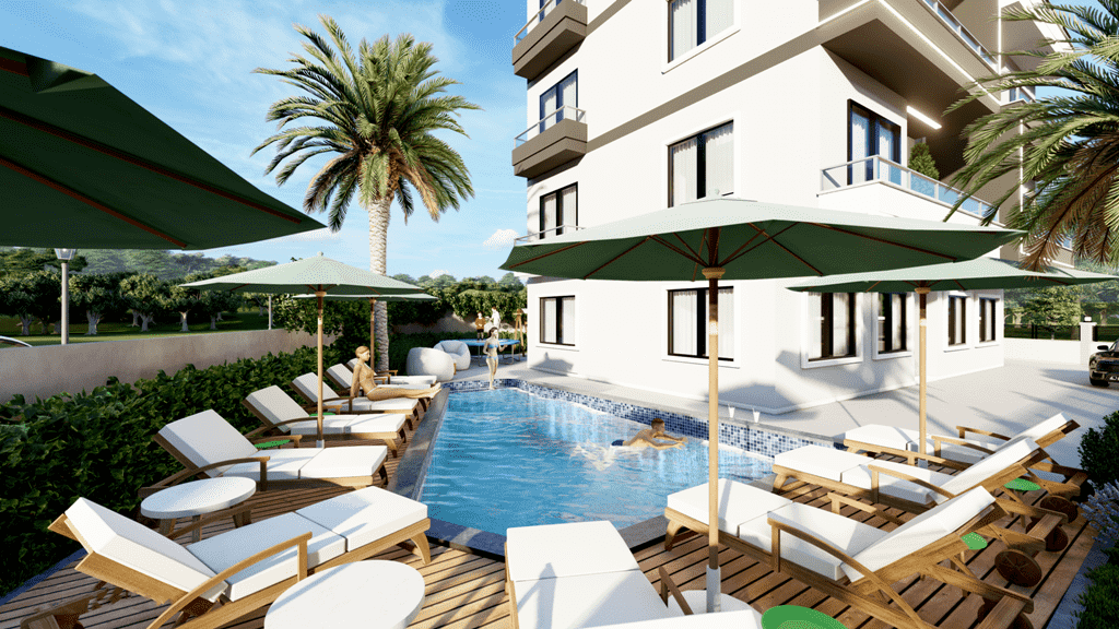 New apartments under construction in good price - Turkey, Alanya - Avsallar 