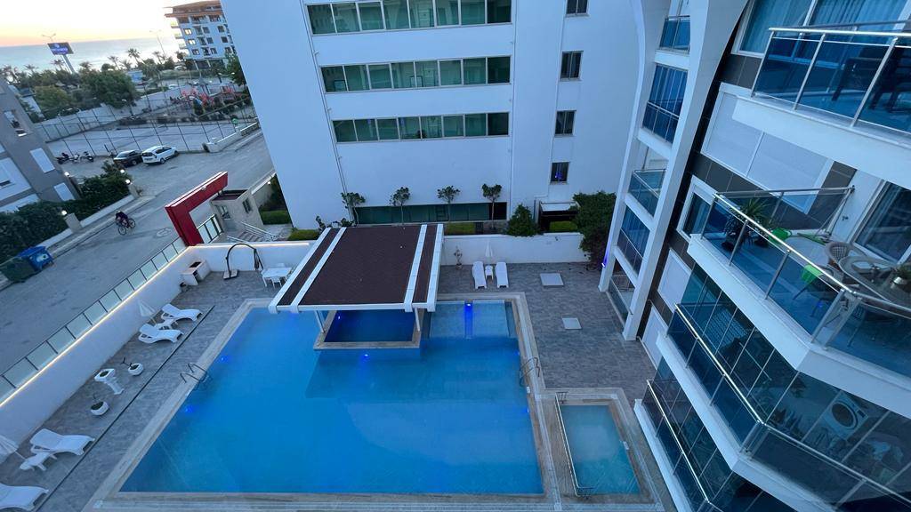 Krásny zariadený apartmán s výhľadom na more Alanya - Kestel