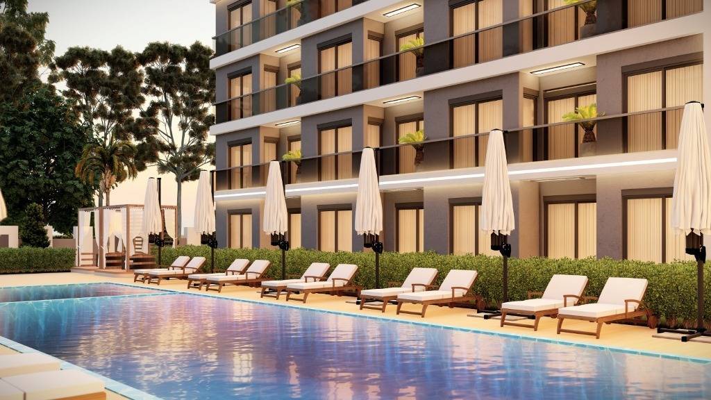 Cheap apartments in a new building in Antalya - Altıntaş, near the airport