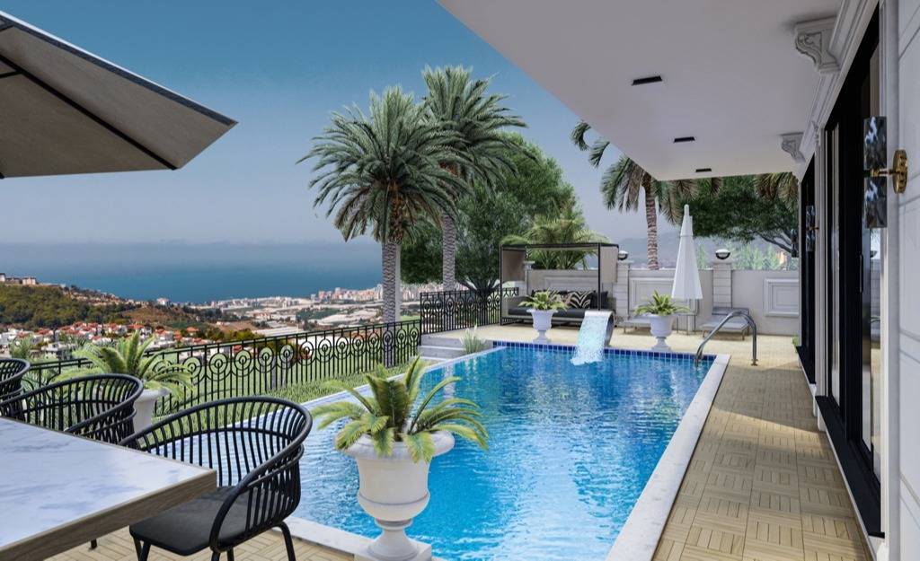 Buy new home property in Alanya - Modern New Build Villa in Kargicak 