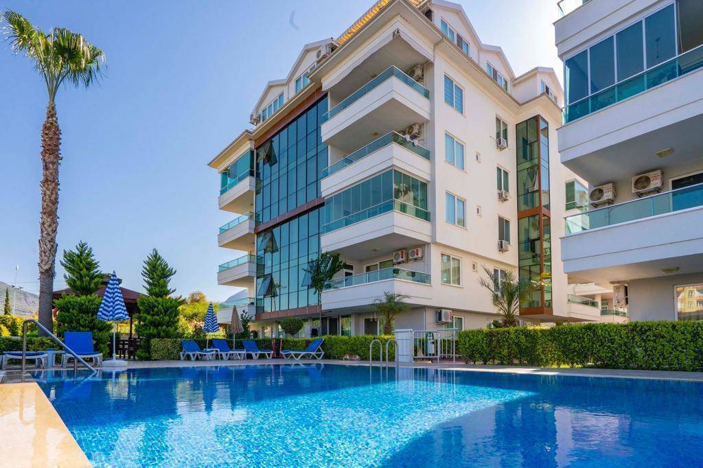 Furnished apartment with a view of Dimçay Kestel Alanya