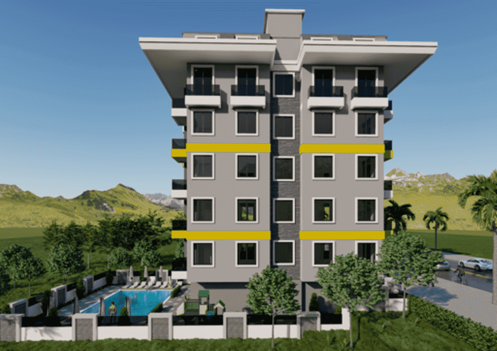 Newly built apartments at a low price in Turkey Alanya - Avsallar