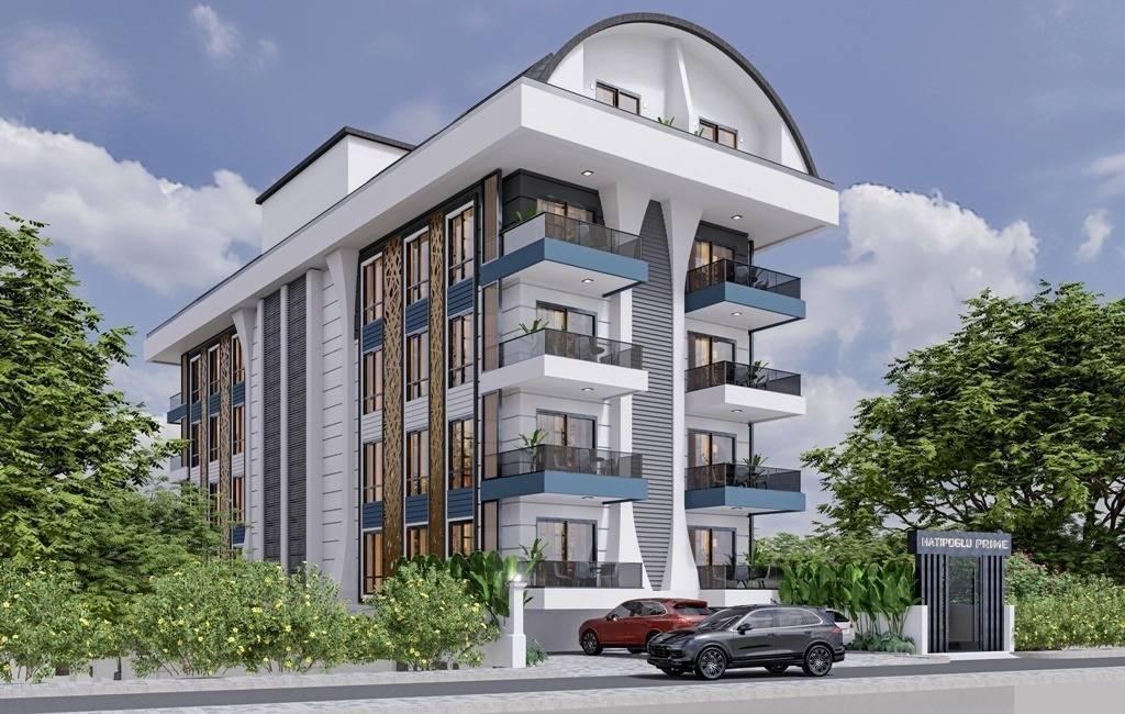 Na prodej nové 3-pokojové byty v centru města Alanya - výborná investice