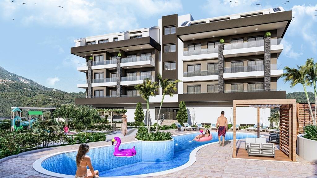 Apartments for sale in Turkey, quiet location Alanya - Oba