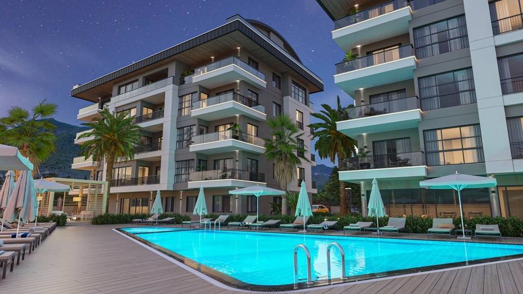 Geräumige 4-Zimmer-Apartments in ruhiger Lage Alanya Oba Türkei