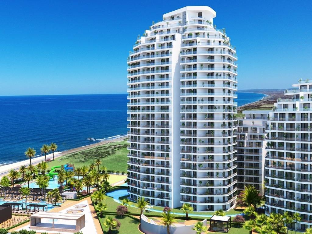 Newly built beachfront apartments in Güzelyurt- Gaziveren Cyprus