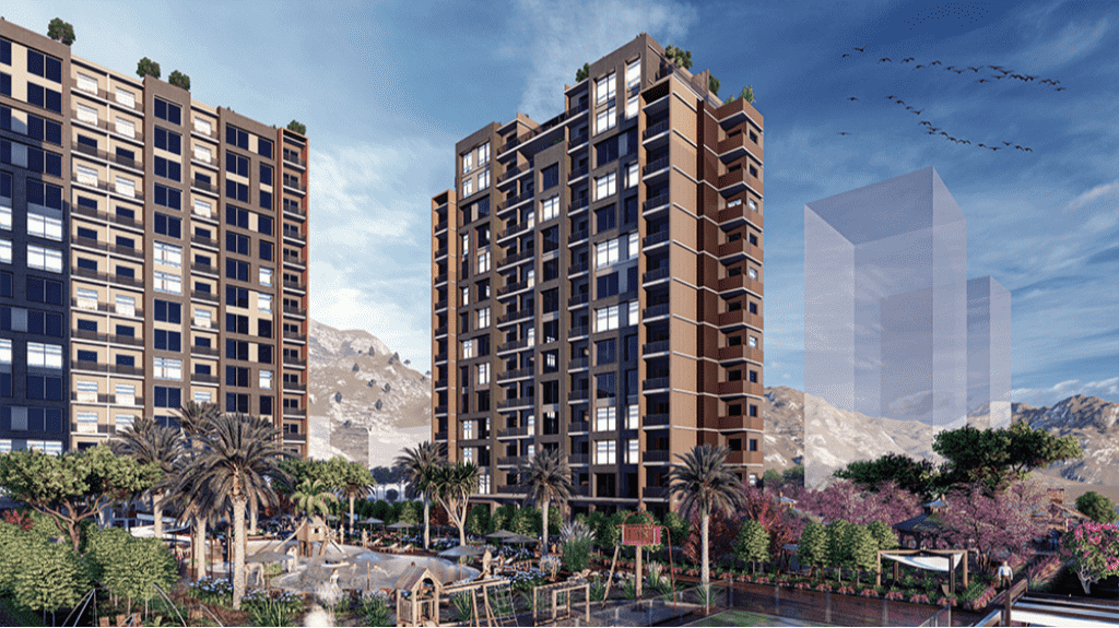 The stylish flats in Mersin Tece are situated in an ideal location