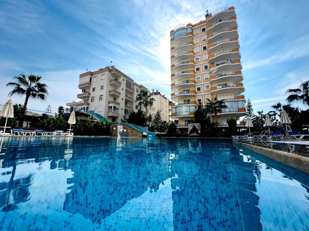 Umeblowane mieszkanie z widokiem na morze na sprzedaż Mahmutlar Alanya