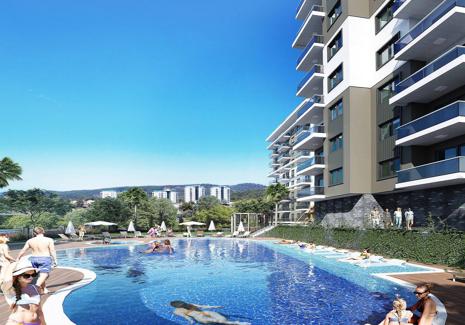 New apartments for sale in Turkey Avsallar, at a low price