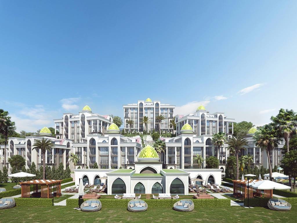 Luxusní dovolenkové byty na prodej v Turecku - aktivity v komplexu a SPA