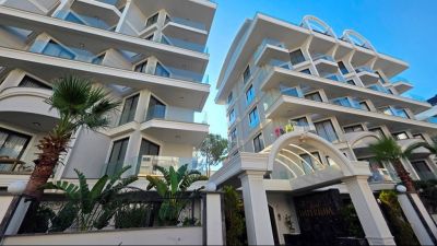 Luxury apartment for sale in Alanya – frontline to the sea, modern residence with sea view